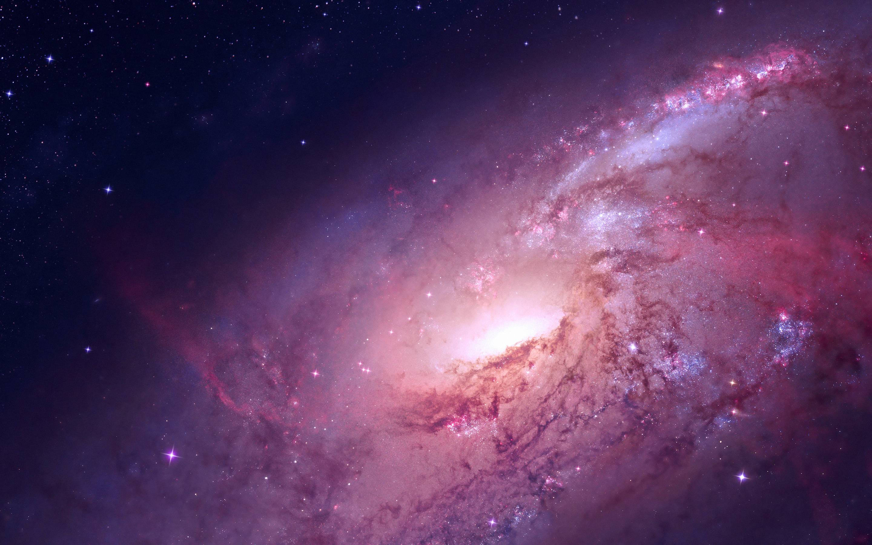 Dark Spiral Pastel Galaxy Background