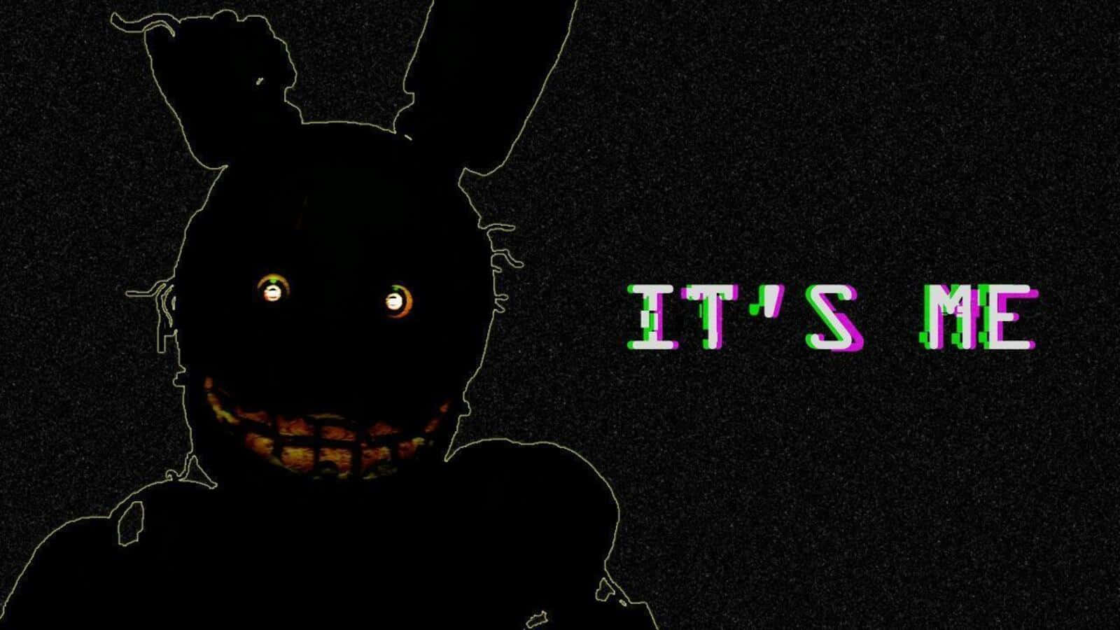 Dark Springtrap: Lurking In The Shadows Background