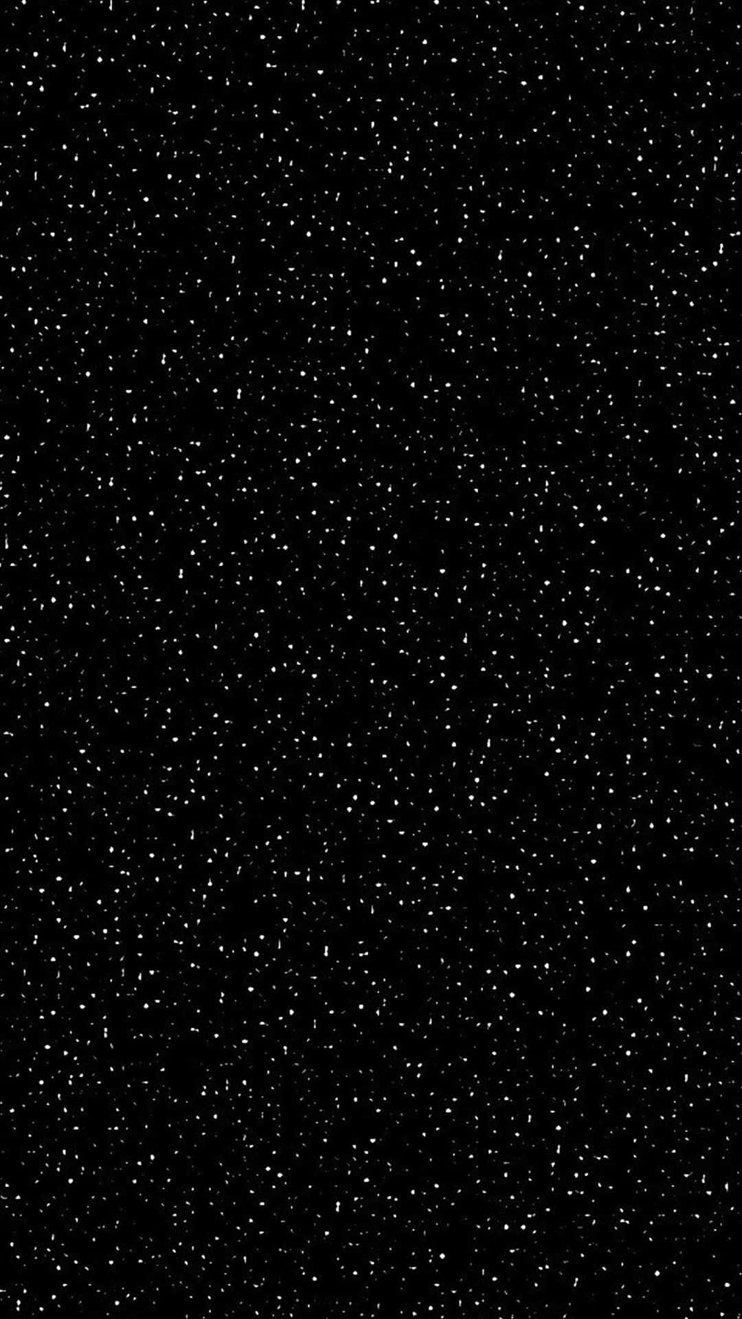 Dark Starry Night Sky In Glitters Background