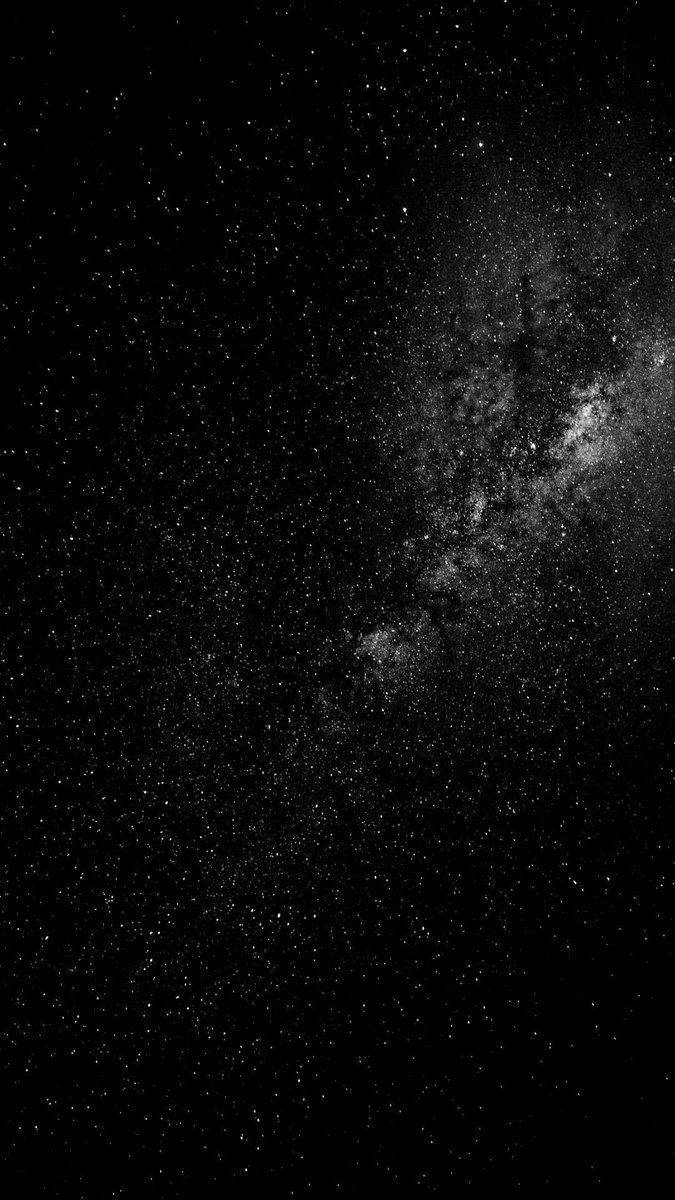 Dark Starry Night Sky Oled Iphone Background