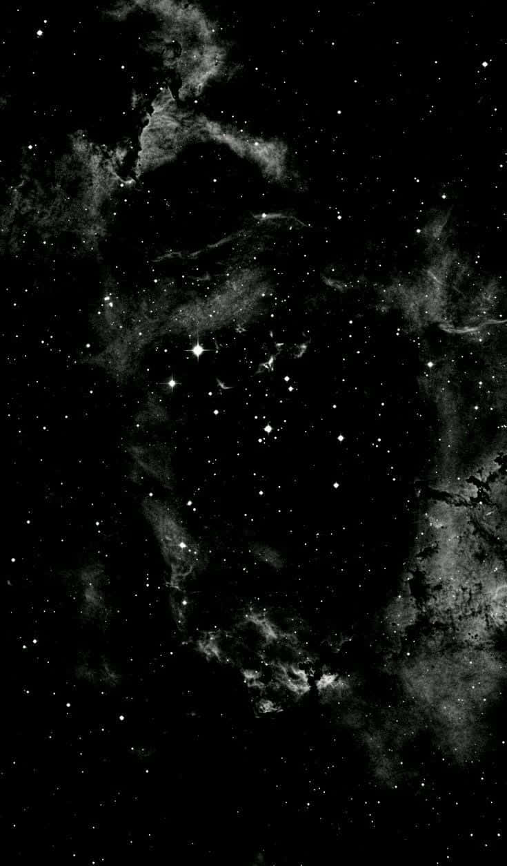 Dark Starry Night Sky Background