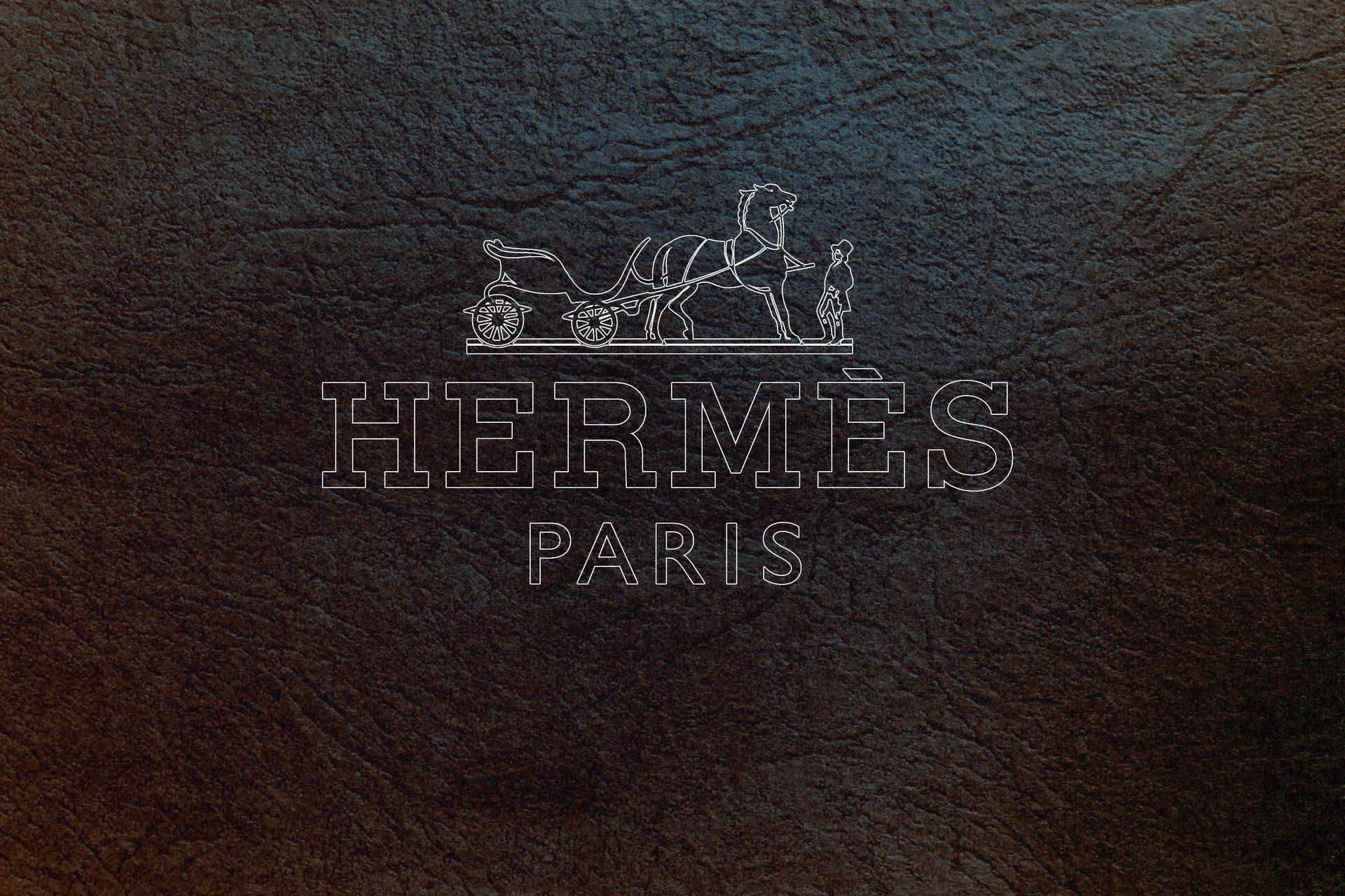 Dark Textured Hermes Leather Background
