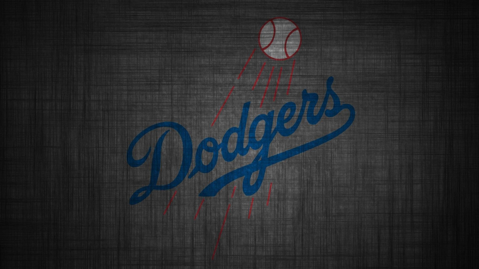 Dark Theme Dodgers Logo Background