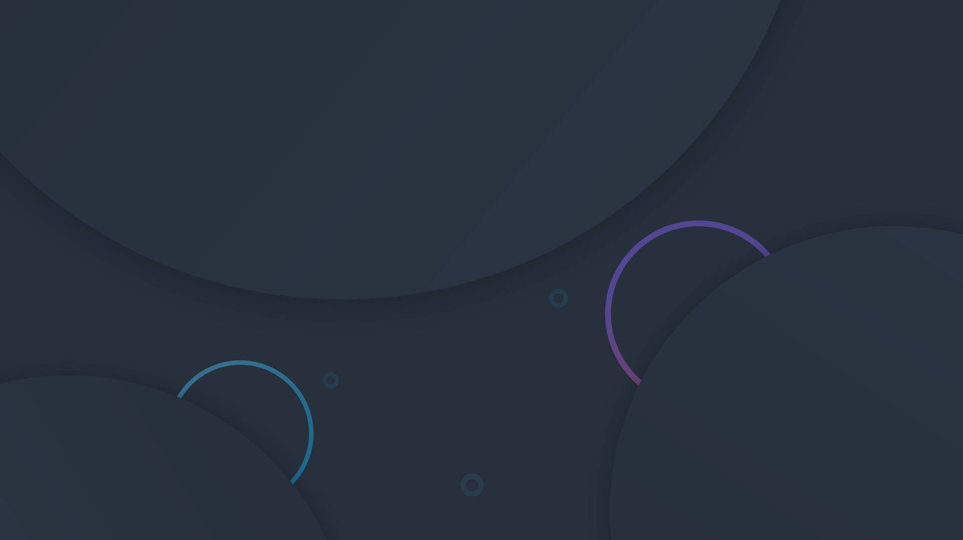 Dark Theme Glowing Abstract Circles Background