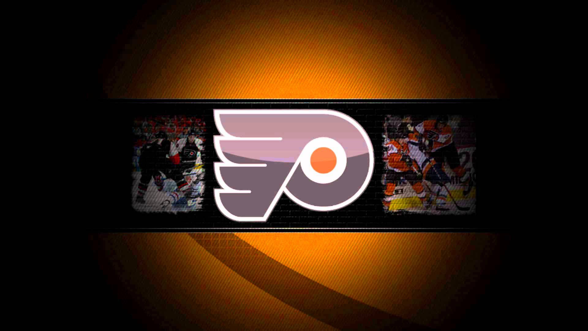 Dark Theme Philadelphia Flyers Logo Background