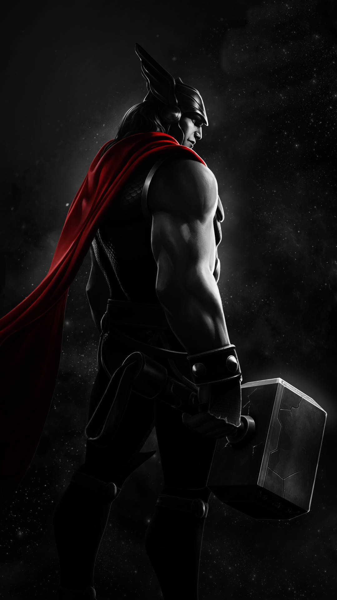 Dark Thor Superhero Background Background