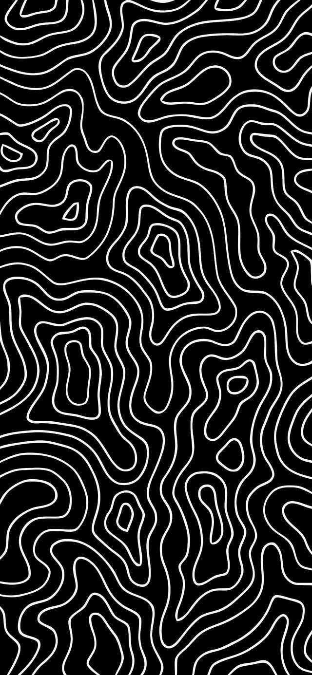 Dark Trippy Black And White Abstract Background