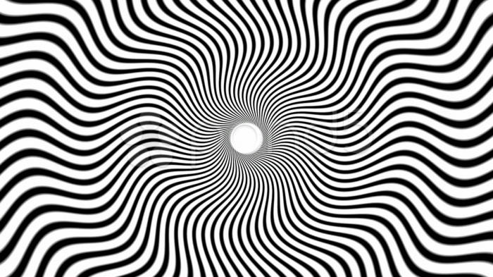 Dark Trippy Optical Illusion Swirl Background