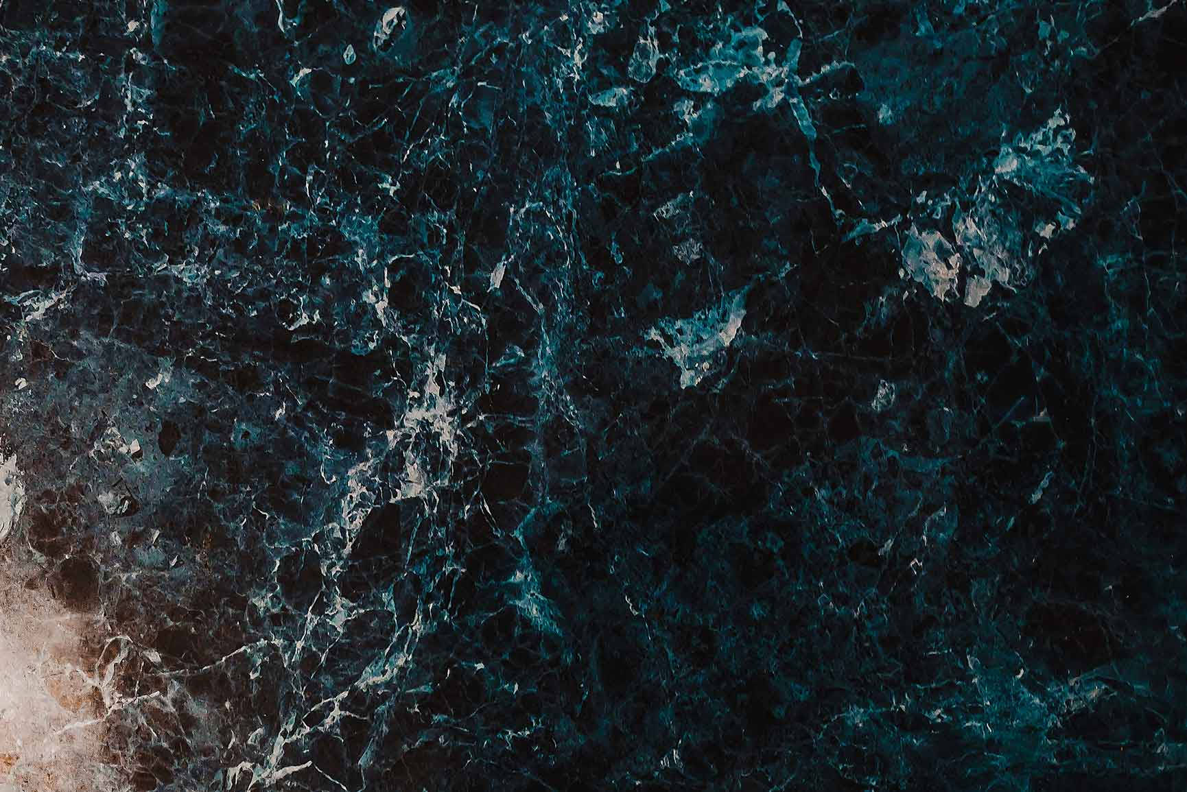 Dark Turquoise Aesthetic Marble Background