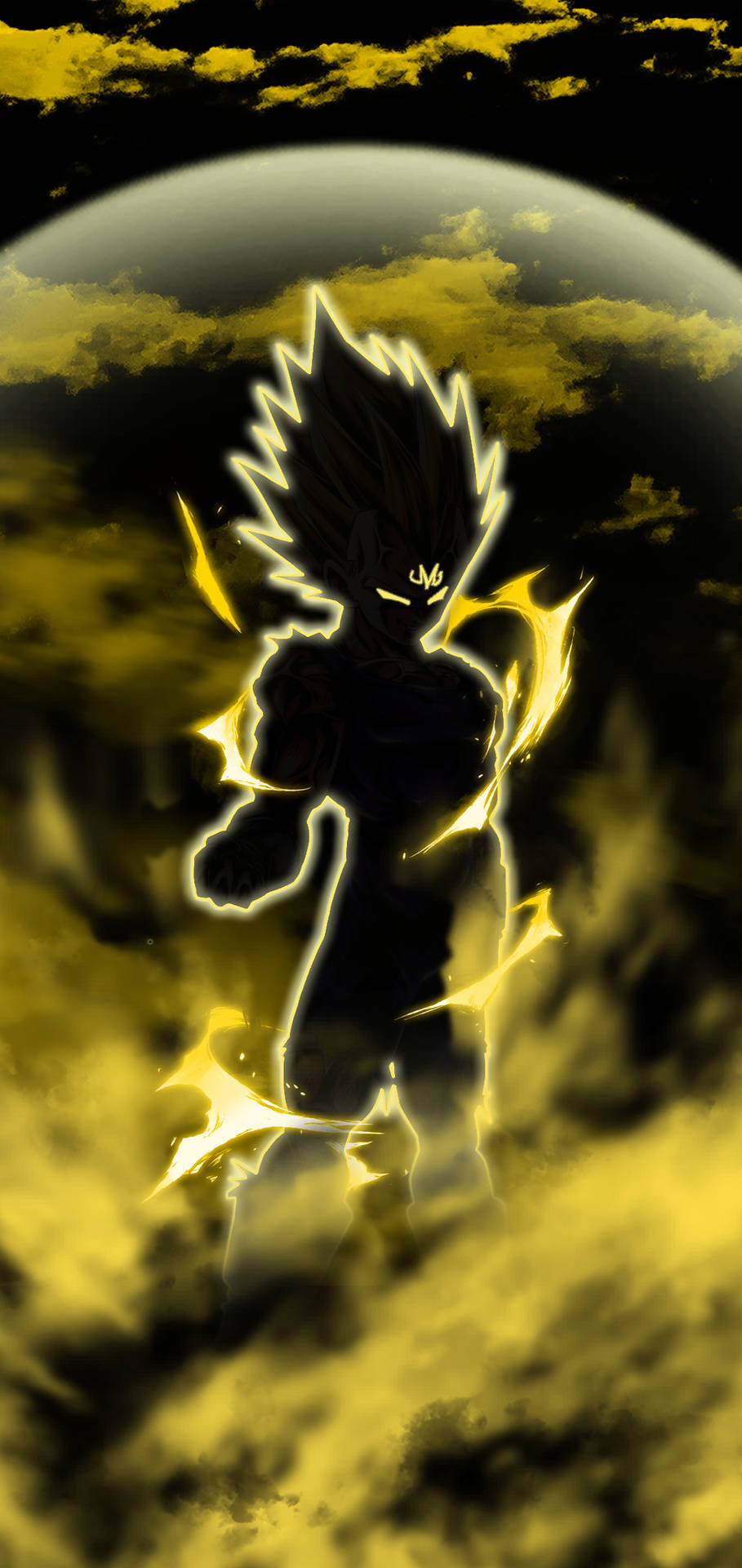 Dark Vegeta Overpowers Background