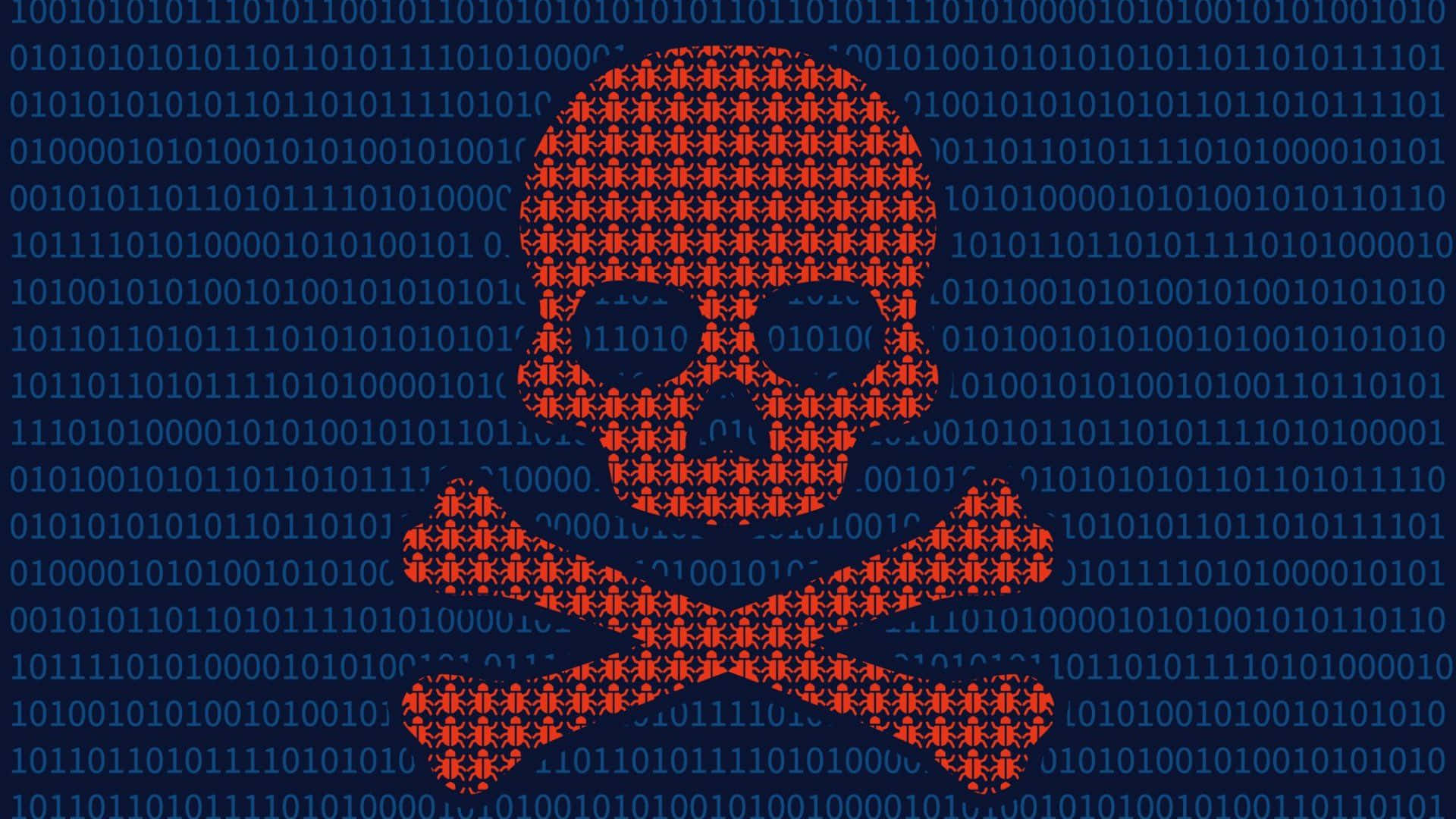 Dark Web Horror: An Illustration Of Malware Background
