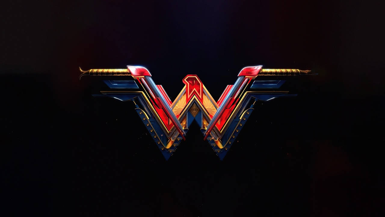 Dark Wonder Woman Logo Pc
