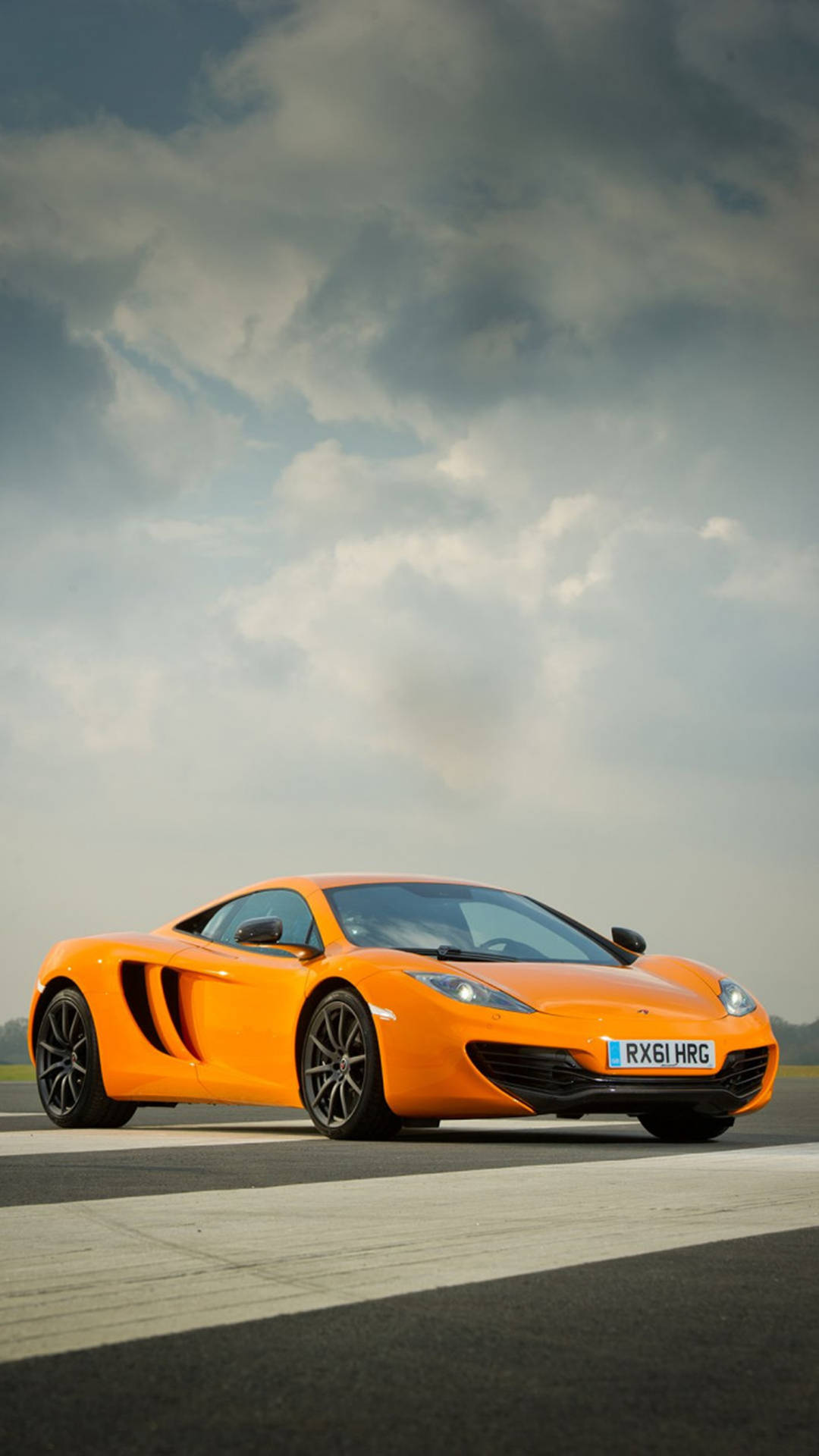 Dark Yellow 12c Mclaren Iphone Background