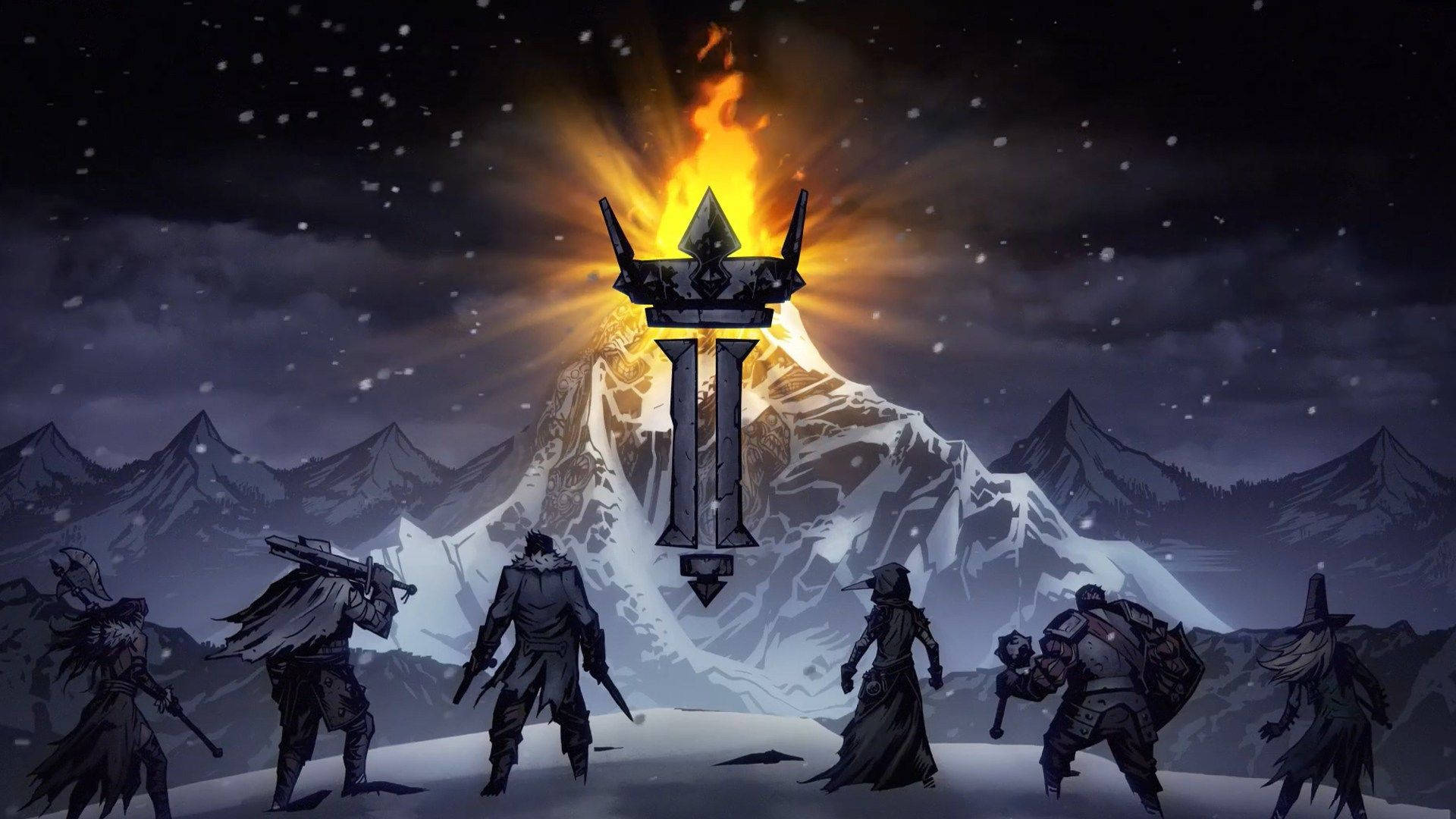 Darkest Dungeon 2 Snow Mountain Background