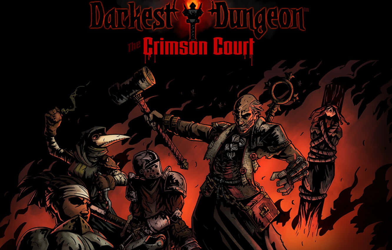 Darkest Dungeon Crimson Court Artwork Background