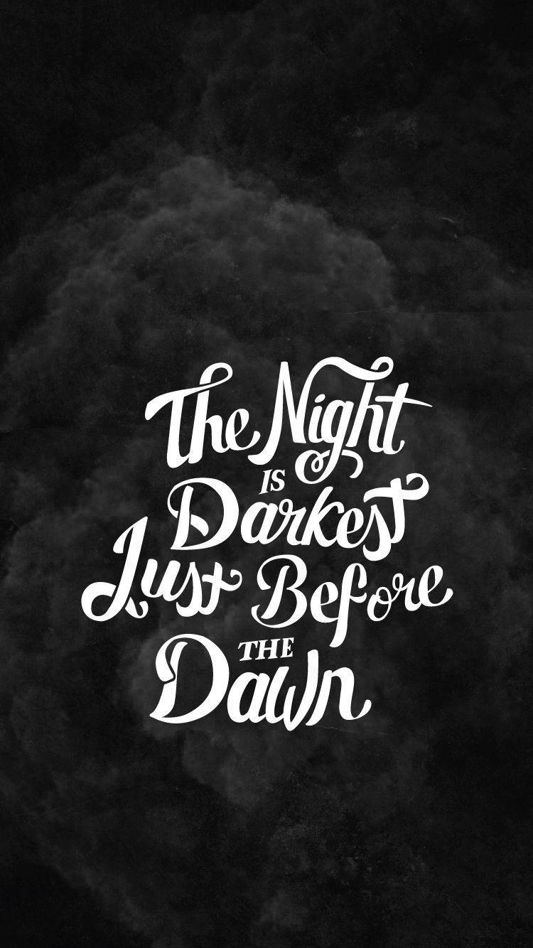 Darkest Night Christian Iphone Background