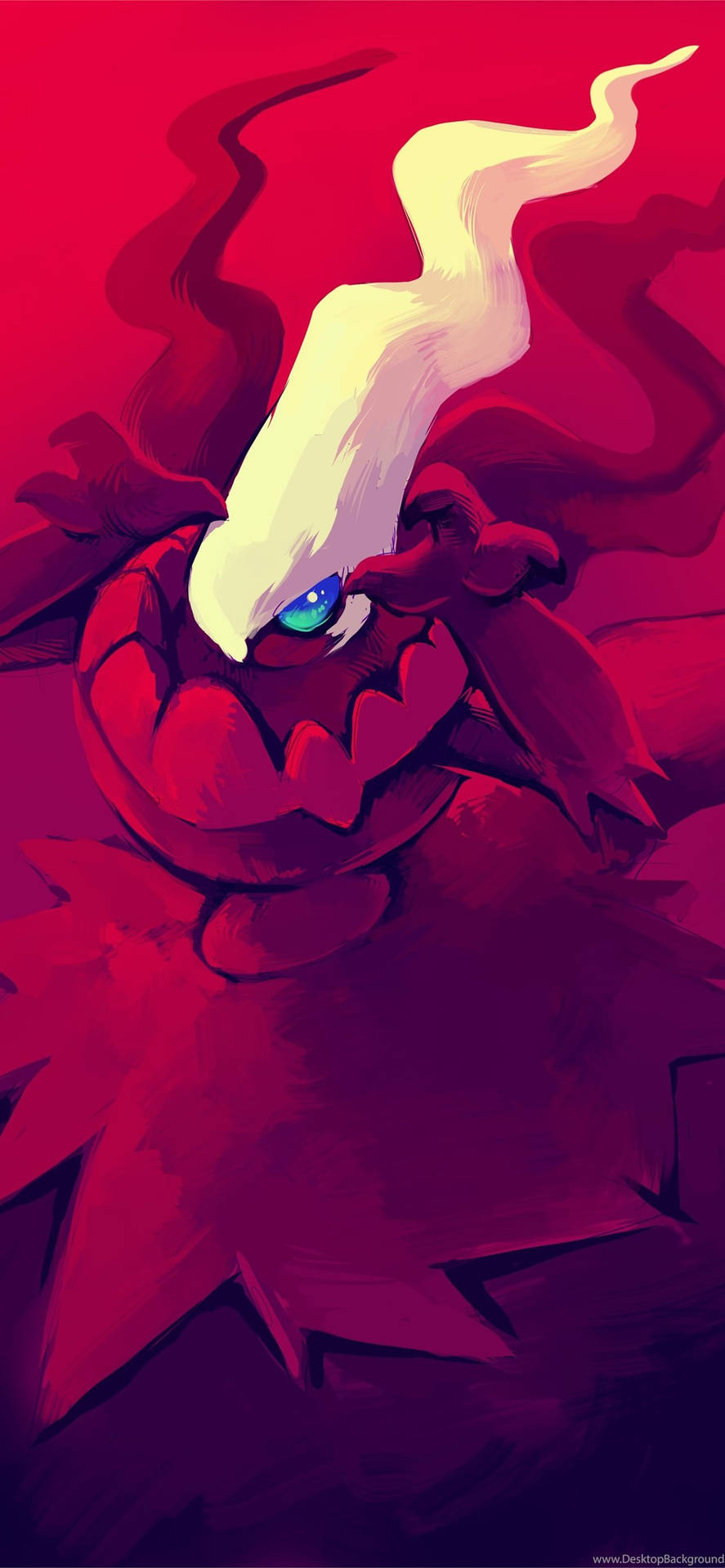 Darkrai In Bloody Red Background