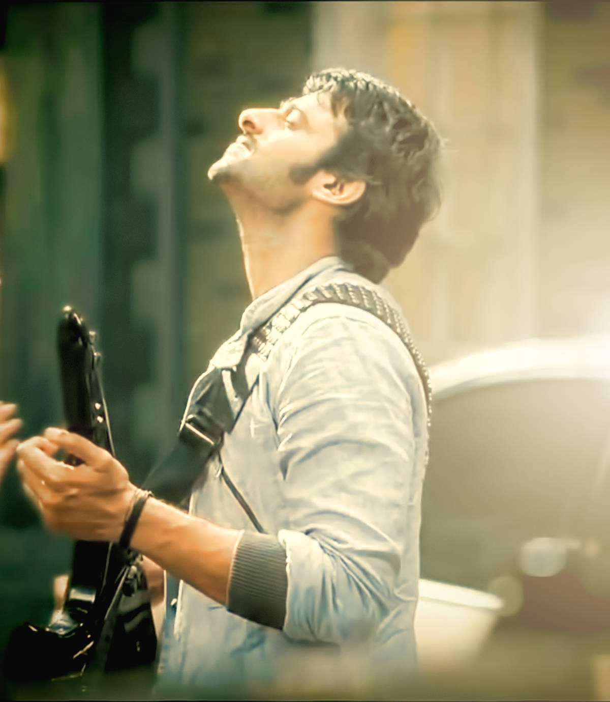 Darling Movie's Prabhas With Guitar Background