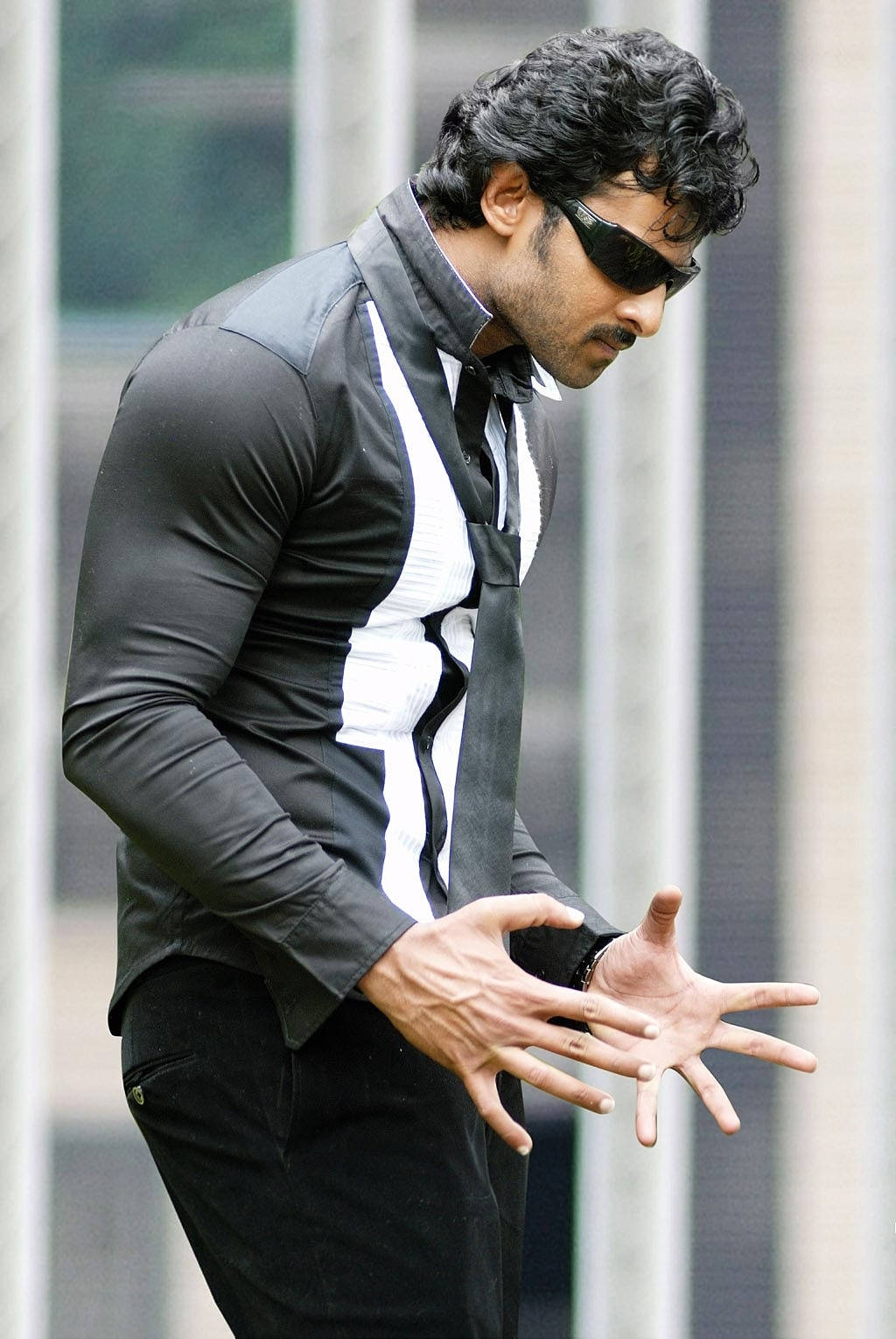 Darling Prabhas Movie Stylish Clothes Background