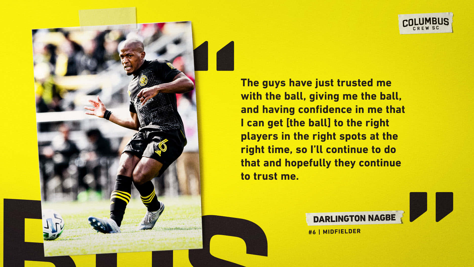 Darlington Nagbe Columbus Crew Sc Card Background