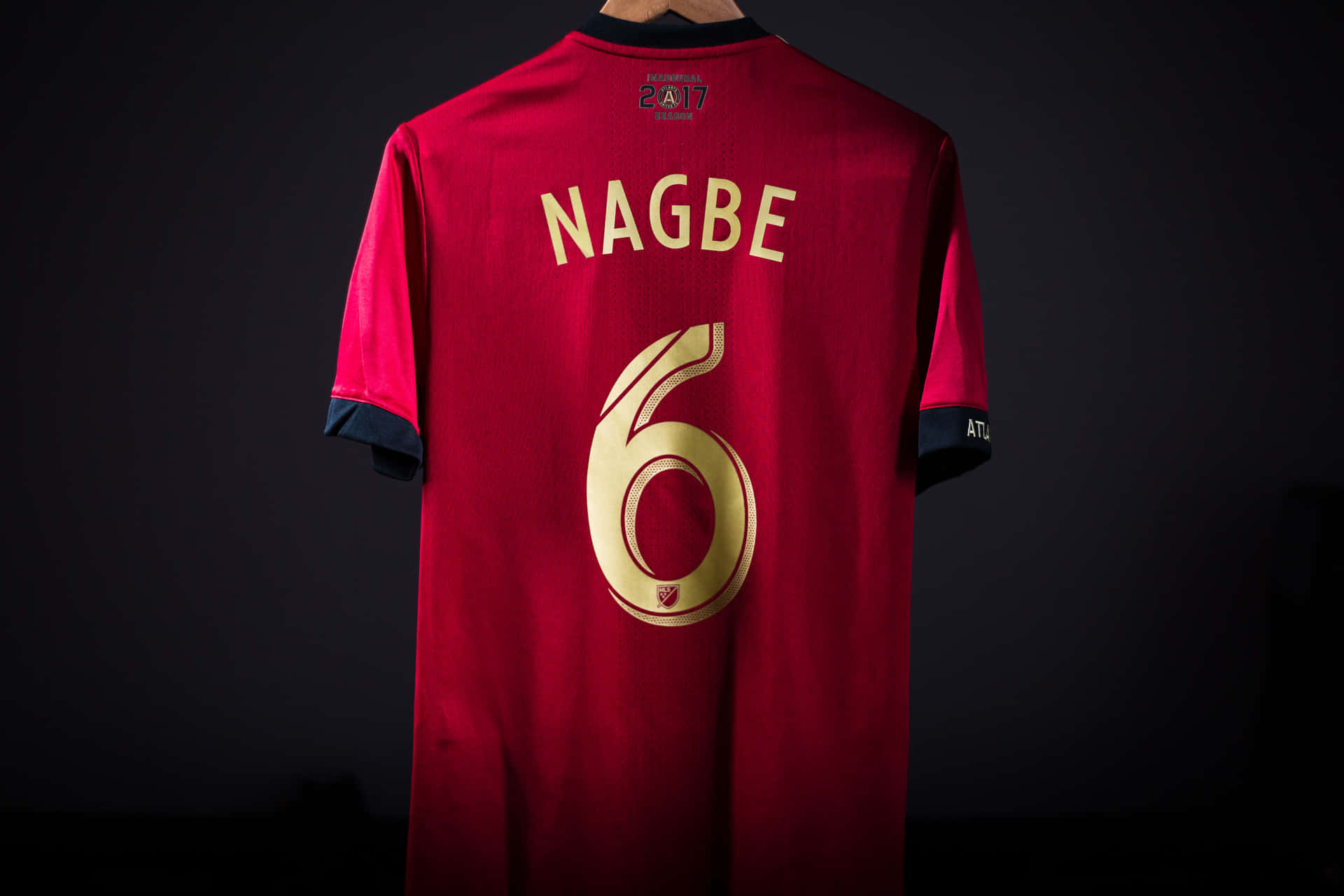 Darlington Nagbe Hanged Red Jersey Background