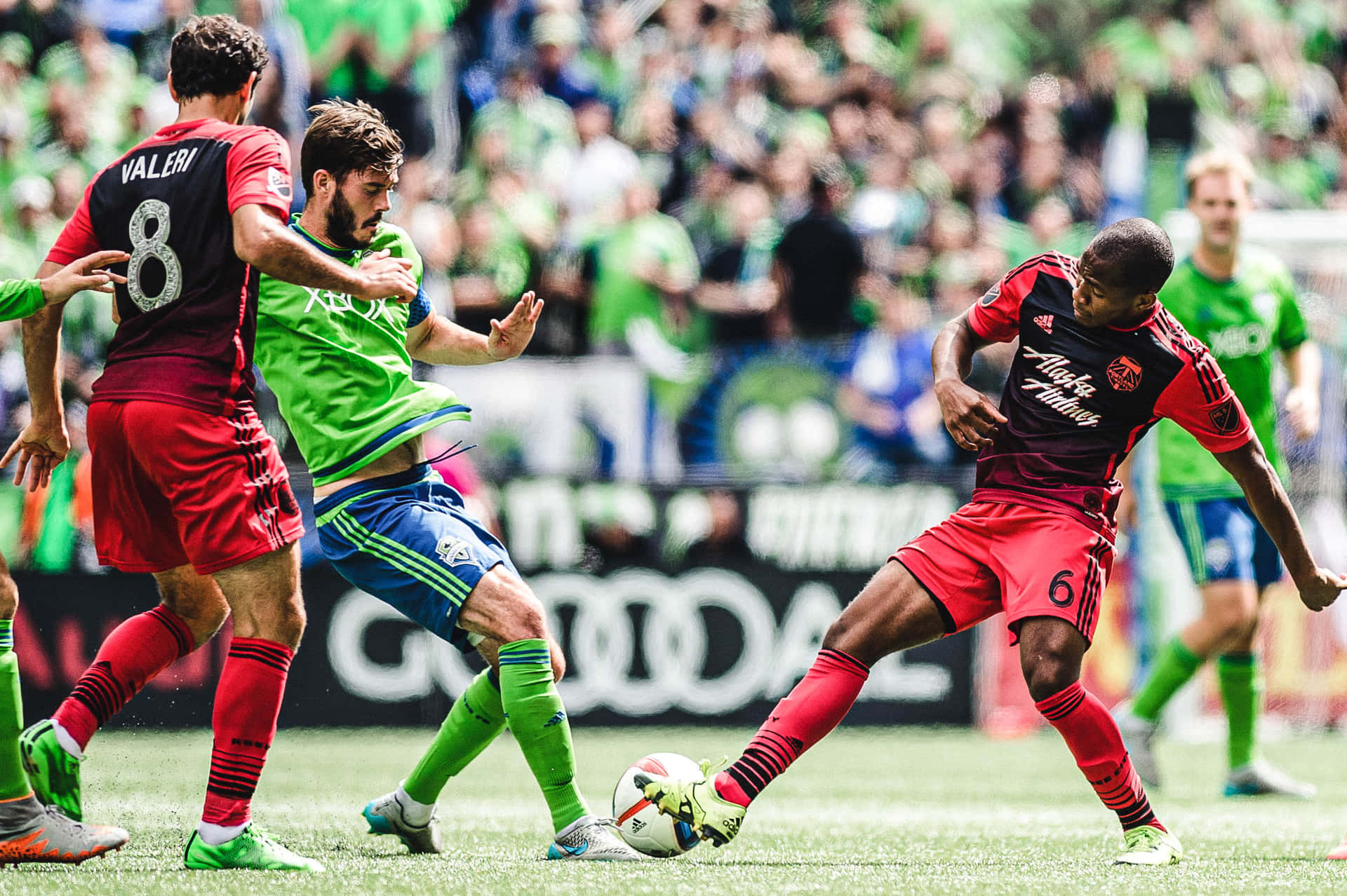 Darlington Nagbe Seattle Sounders Match Background