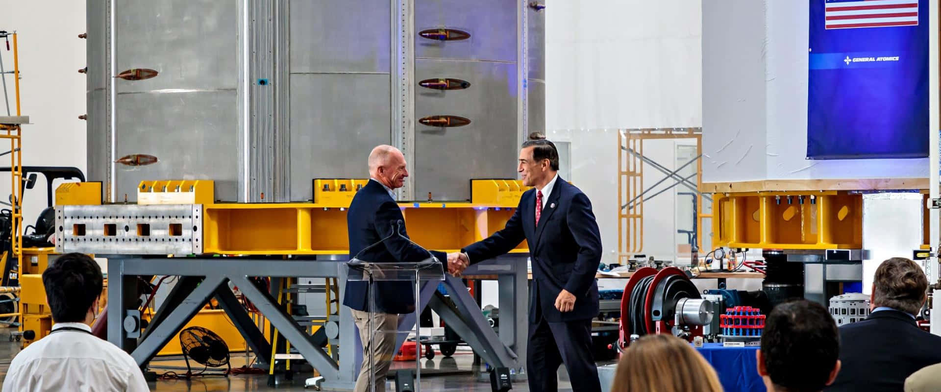 Darrell Issa Shaking Hands With Man