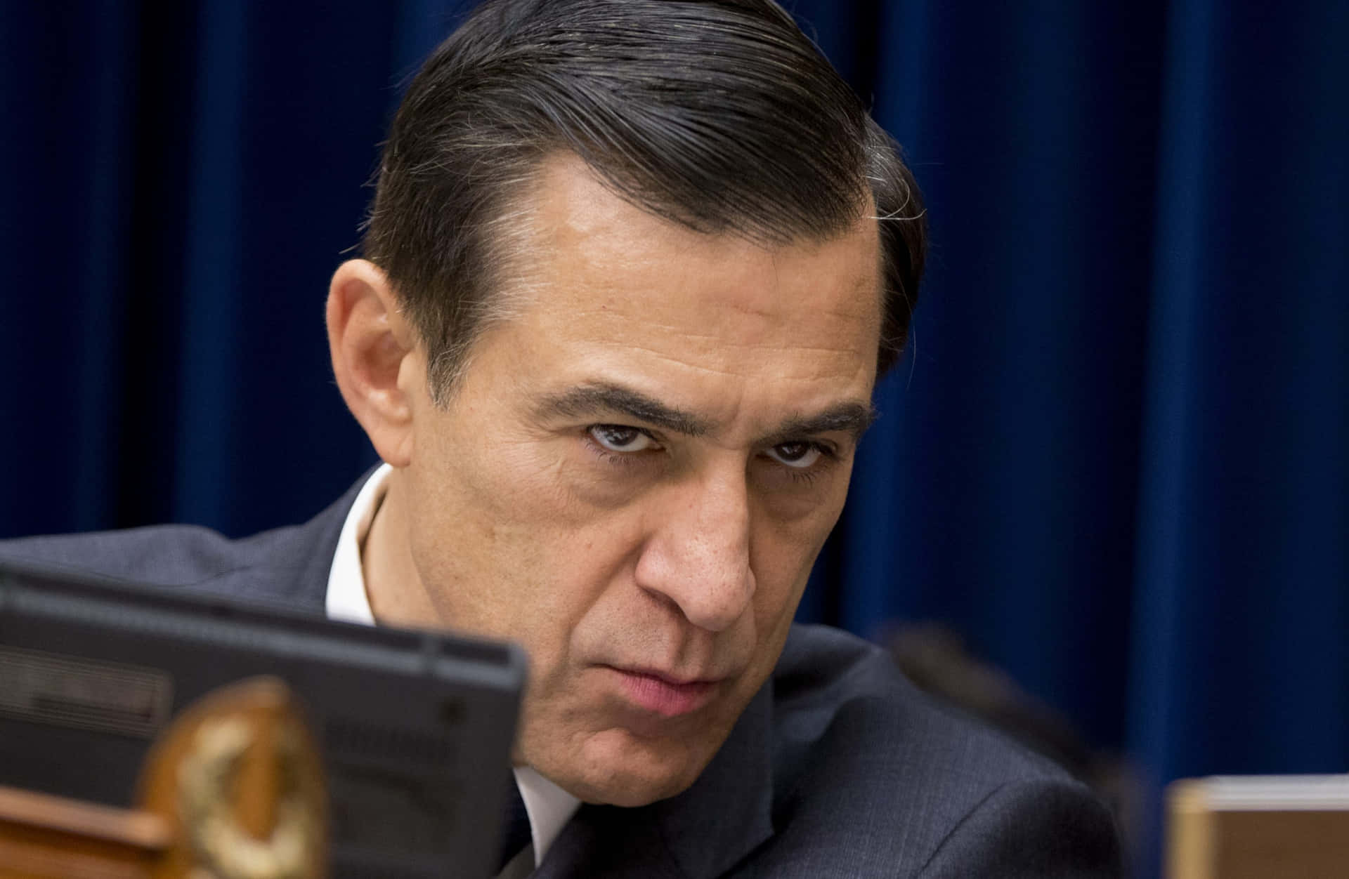 Darrell Issa With Intimidating Face