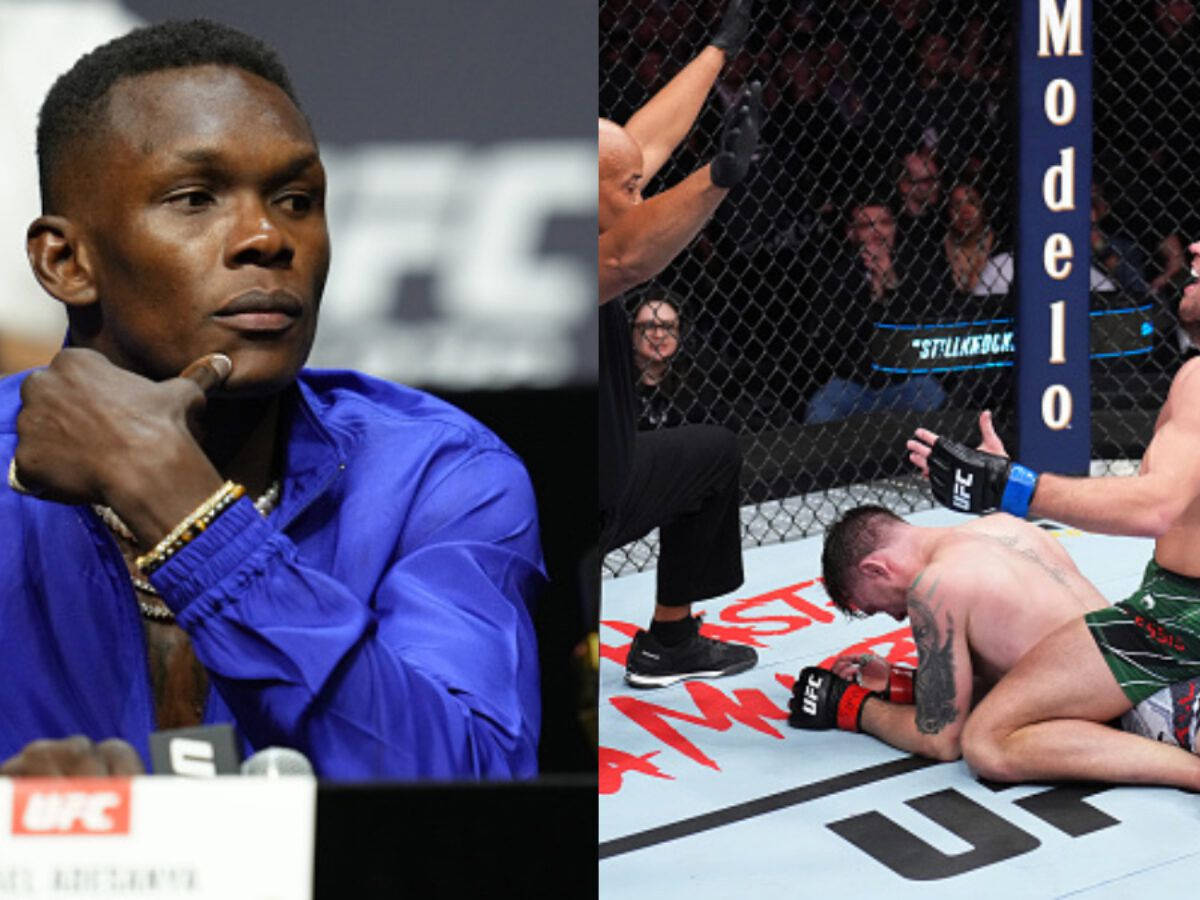 Darren Till And Israel Adesanya Background