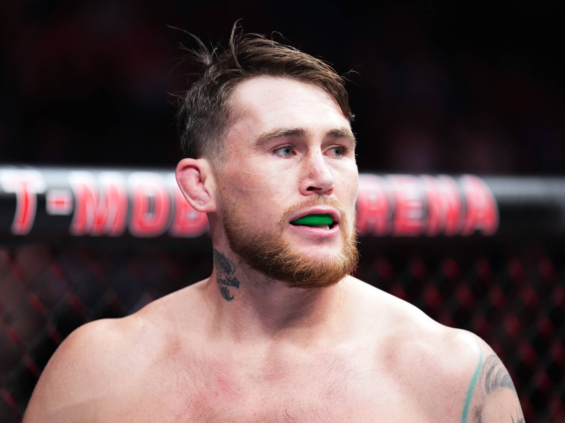 Darren Till With Green Mouthguard