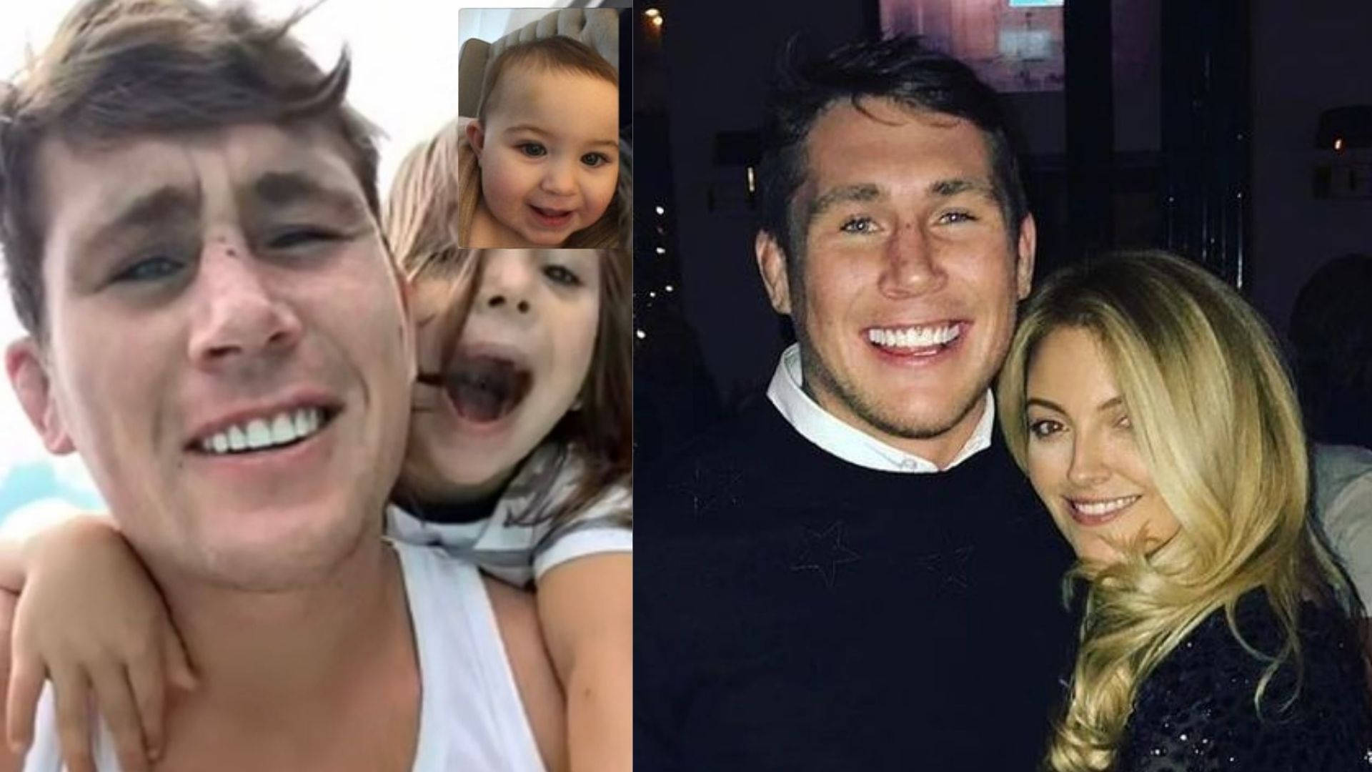 Darren Till With Wife And Child Background