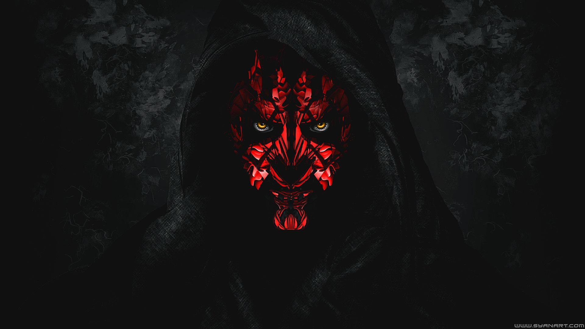 Darth Maul In 2d Graphics Background