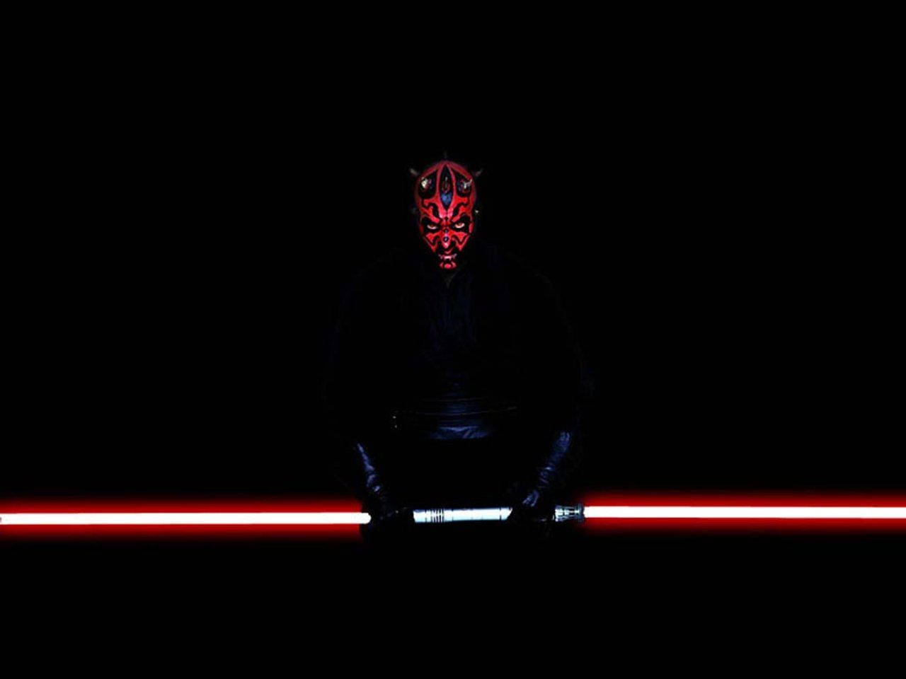 Darth Maul Unveiling His Fury Background