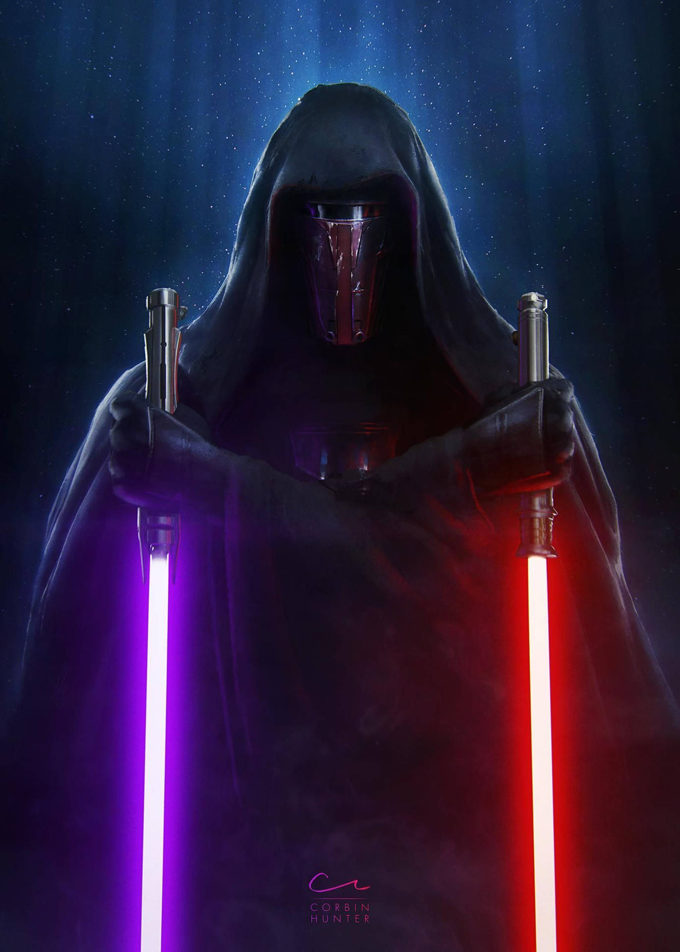Darth Revan In All His Glory Background