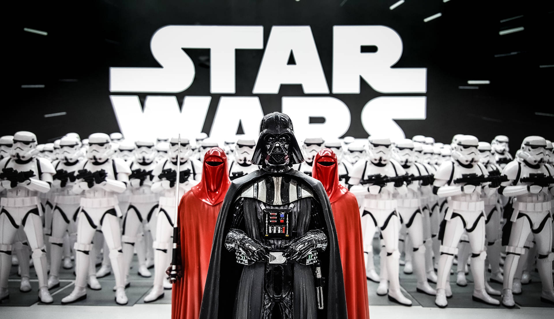 Darth Vader 4k With Stormtroopers Background