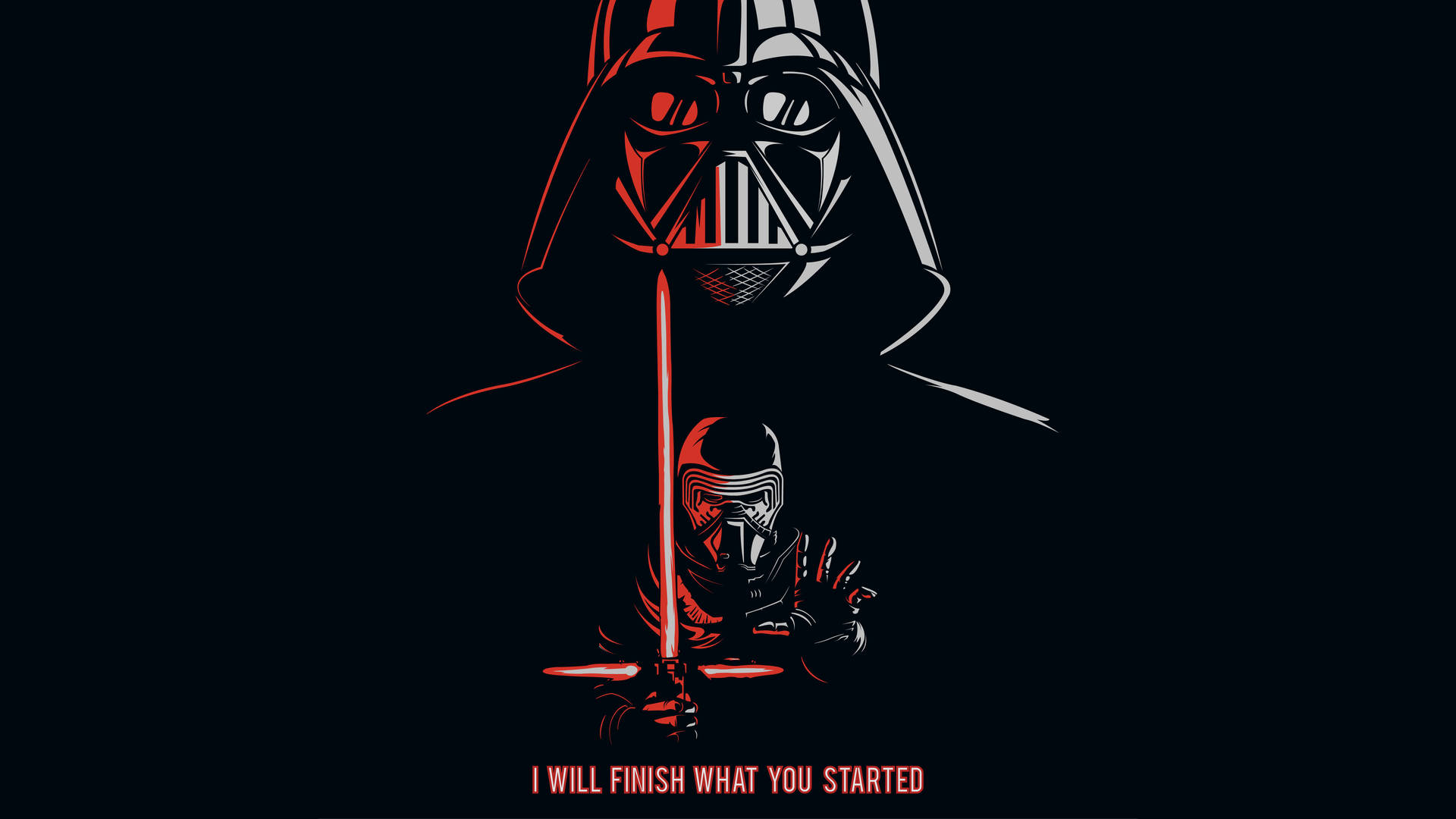 Darth Vader And Kylo Ren Fan Art Background