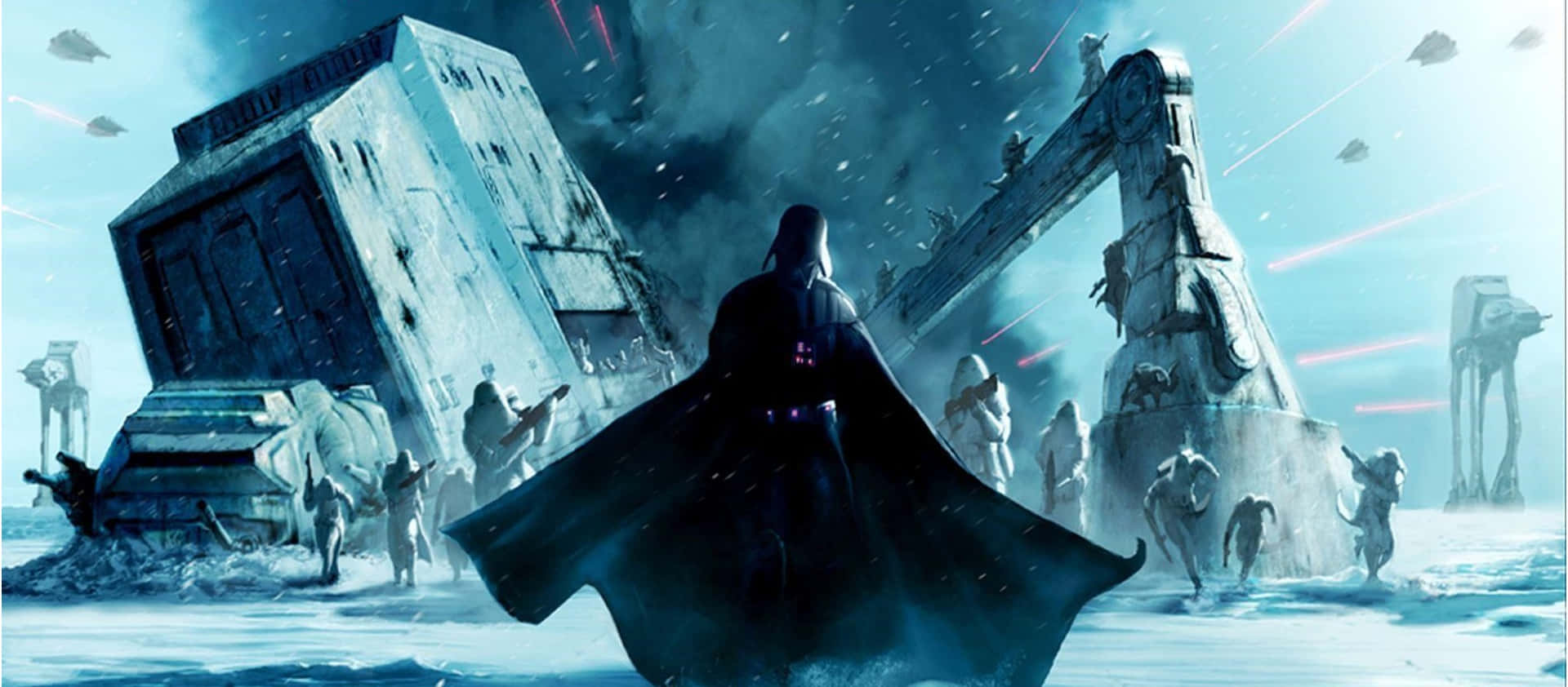 Darth_ Vader_ Hoth_ Battle_ Artwork Background