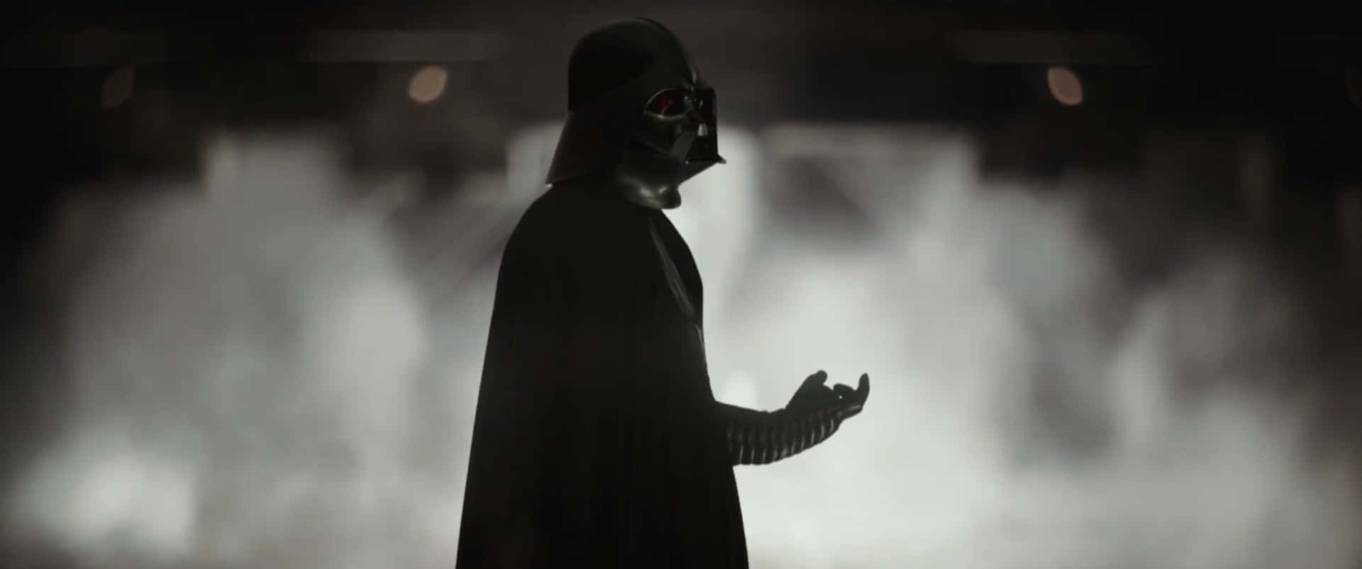 Darth Vader In The Dark Background