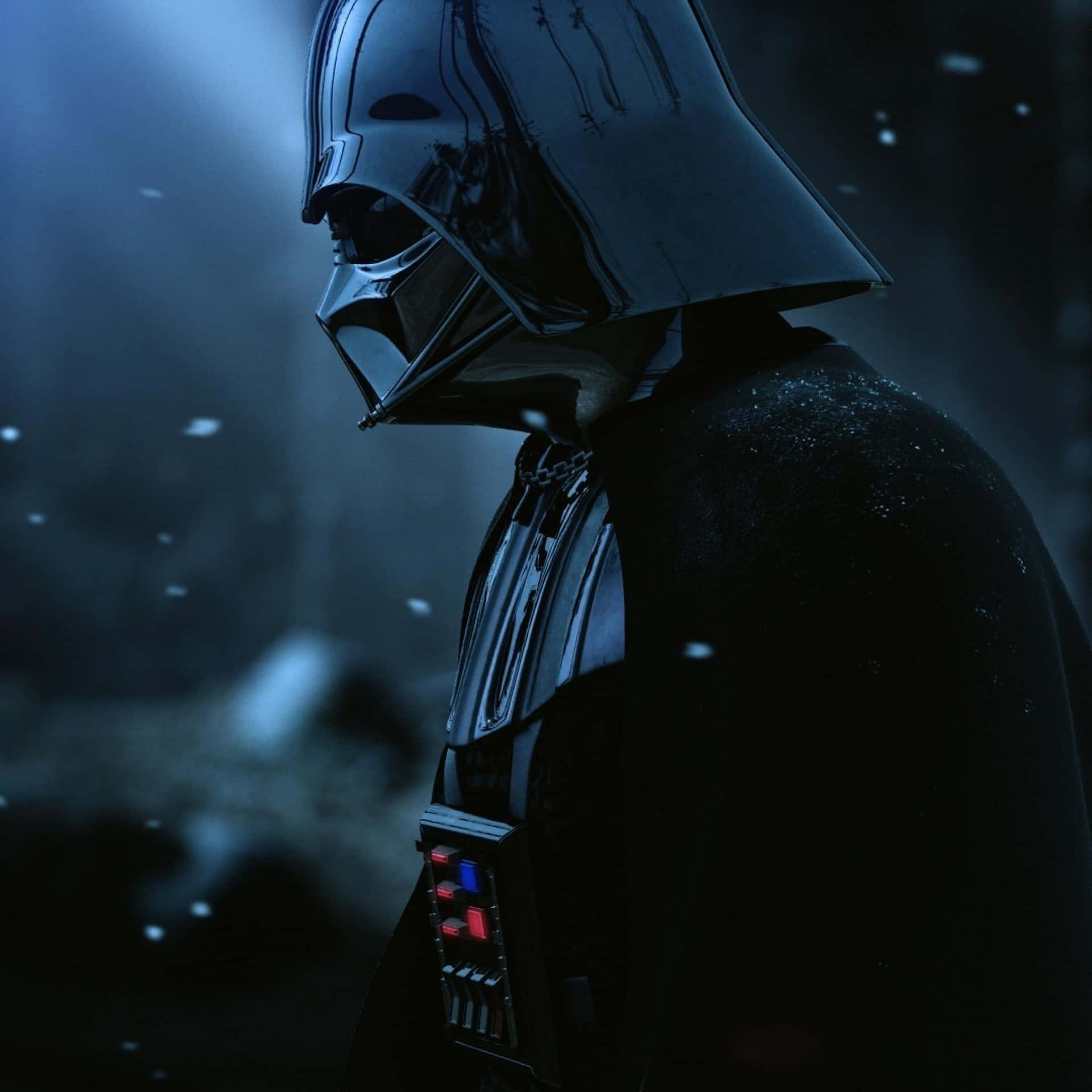 Darth Vader In The Dark Background