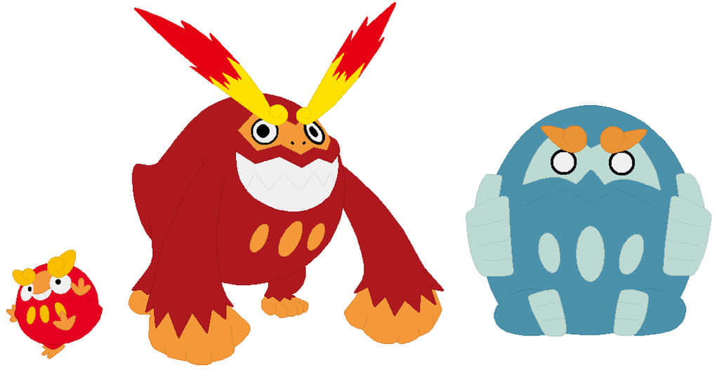 Darumaka_and_ Evolutions_ Illustration