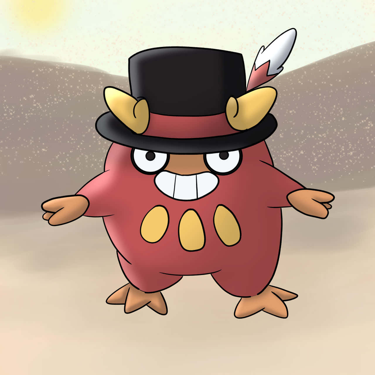 Darumakain Top Hat Background