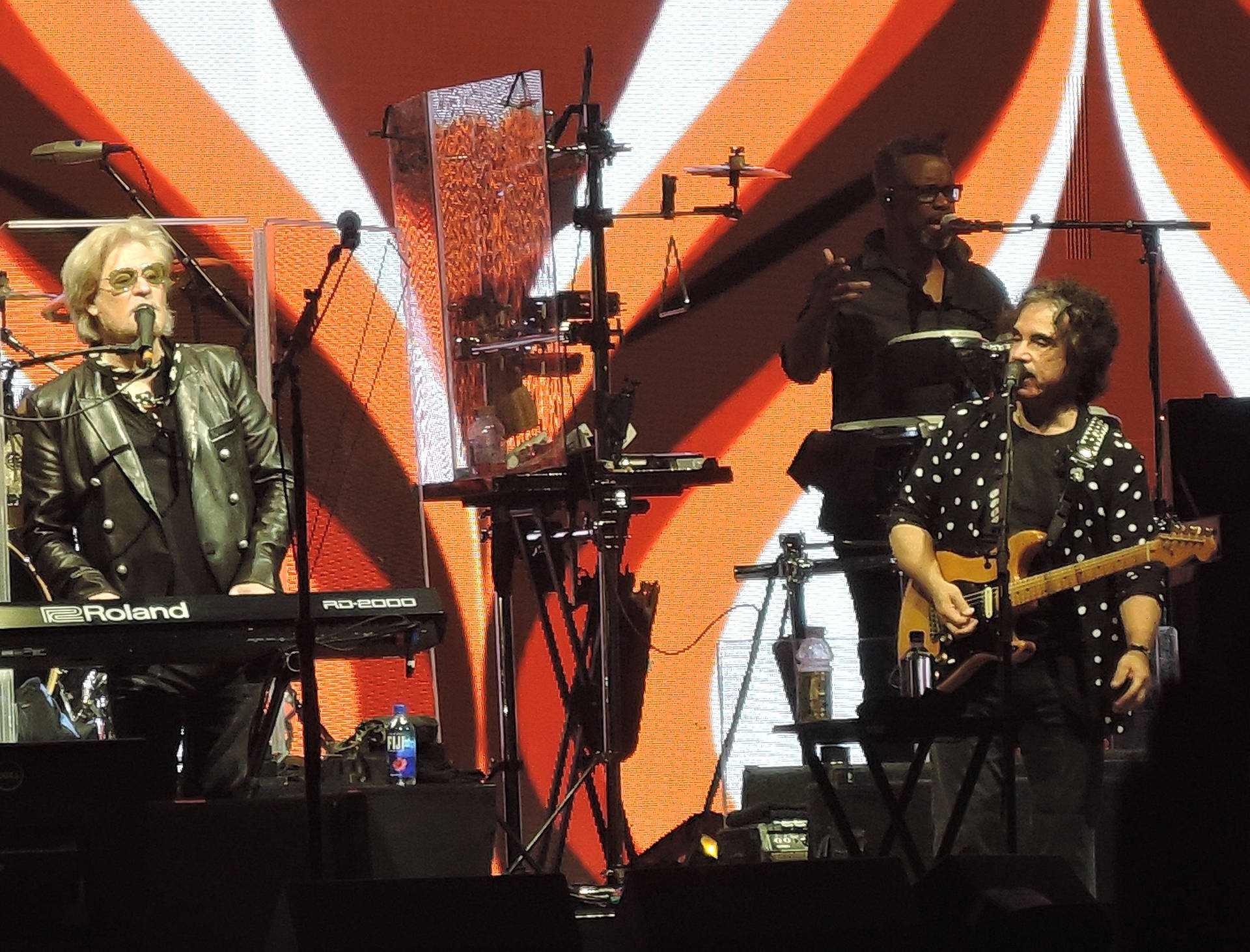 Daryl Hall & John Oates In Live Concert Background