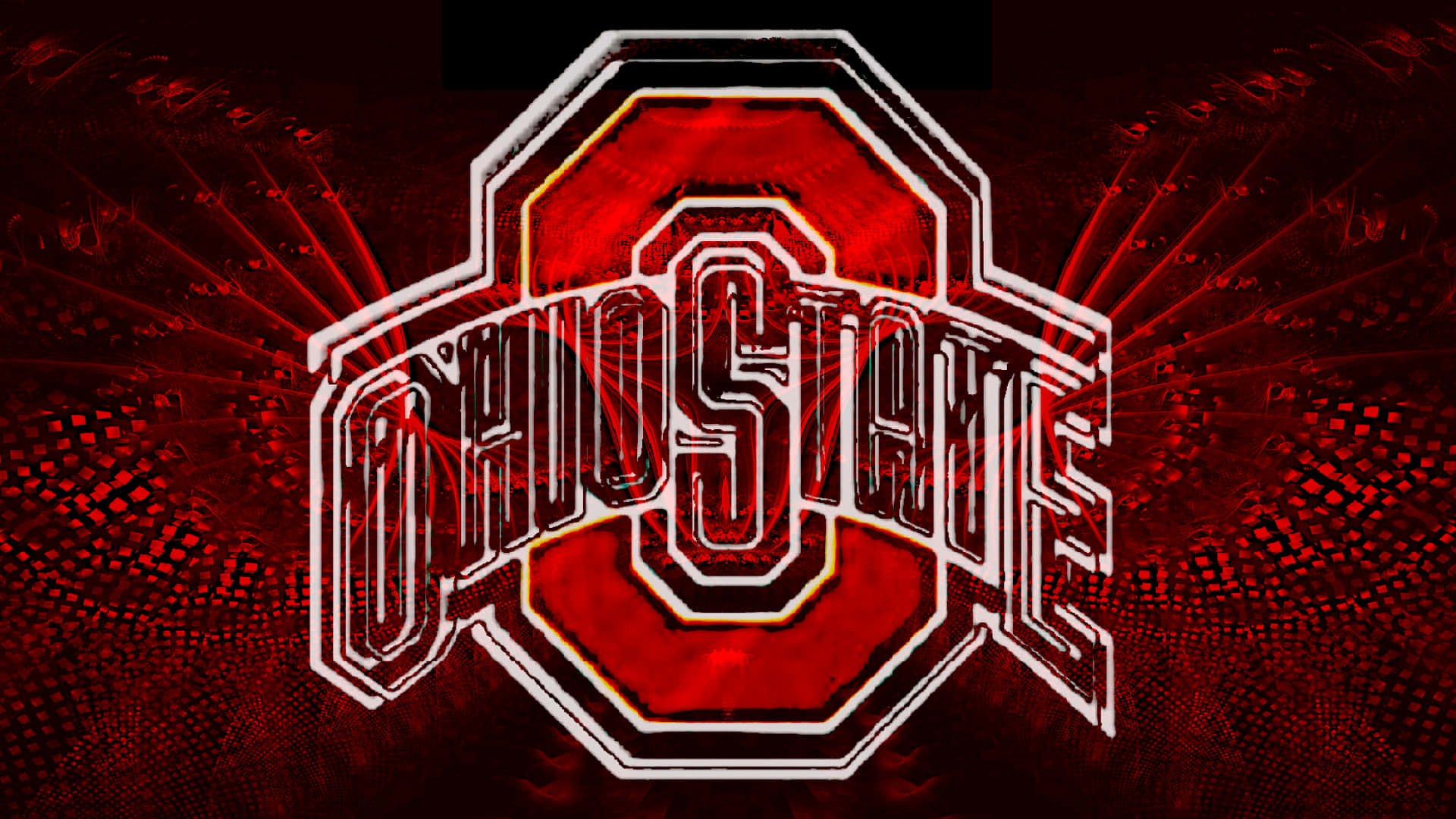 Dashing Ohio State Football Logo Background