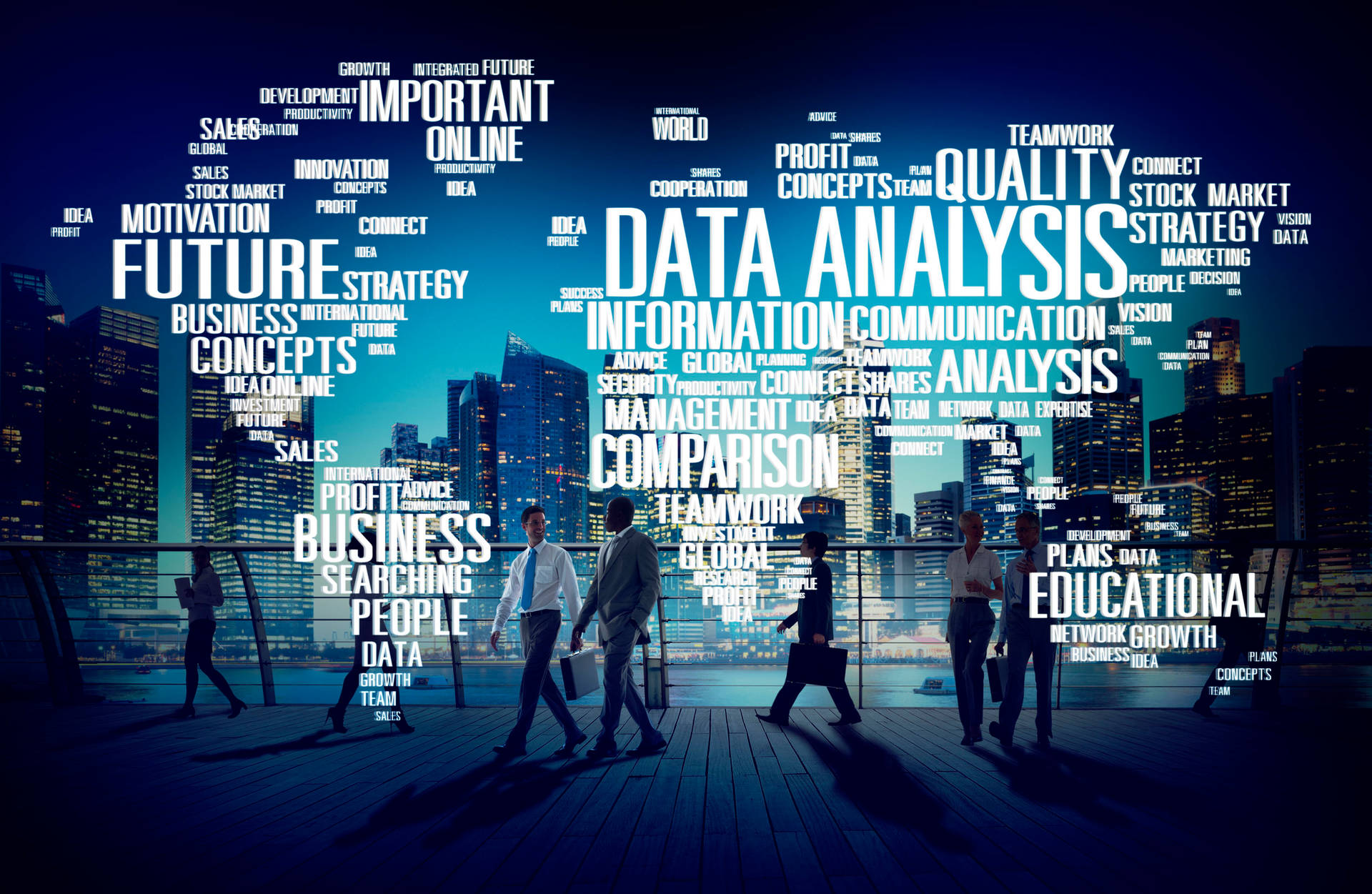 Data Analysis Business Presentation Background