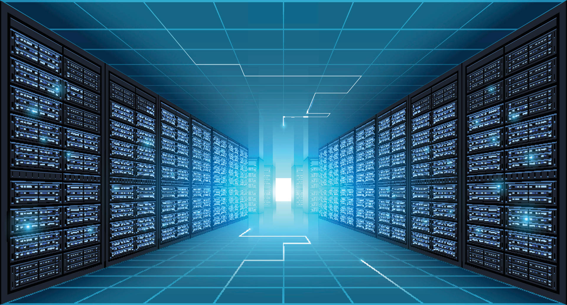 Data Center Mainframe Background