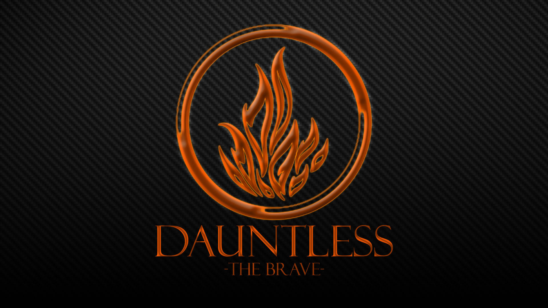 Dauntless Divergent Red Logo Background