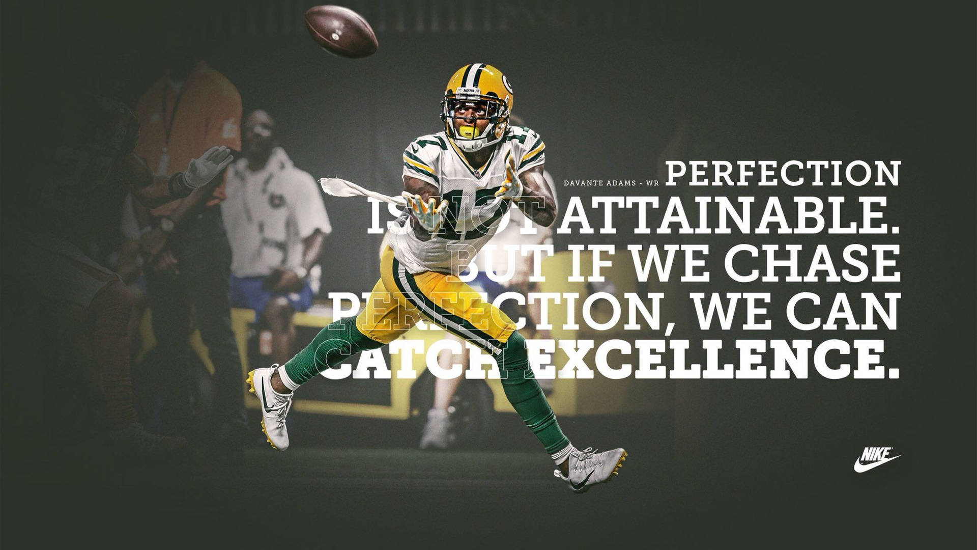 Davante Adams Motivational Message Background