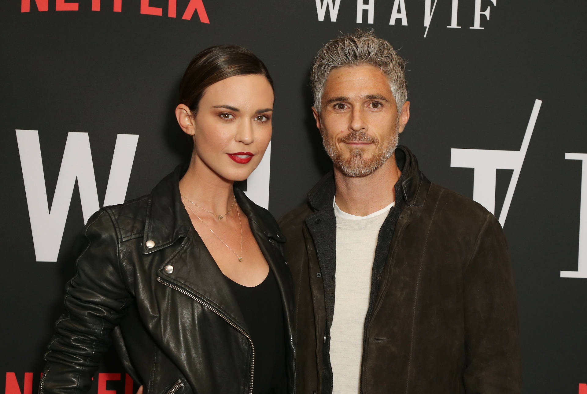 Dave And Odette Annable At Movie Event Background