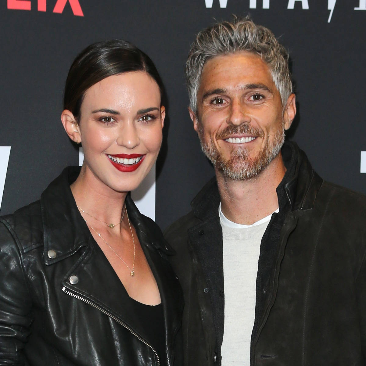 Dave And Odette Annable In Black