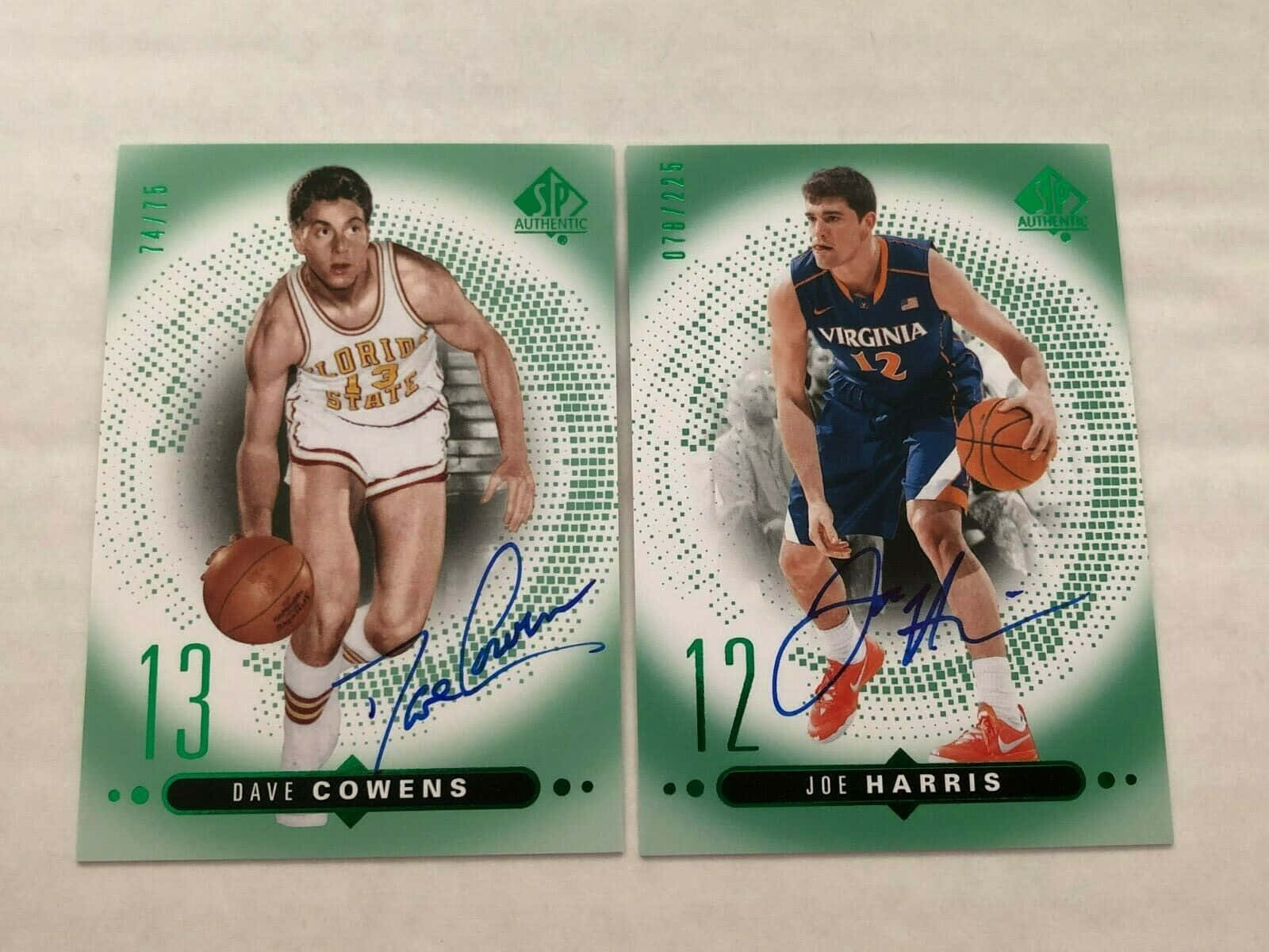 Dave Cowens And Joe Harris Background